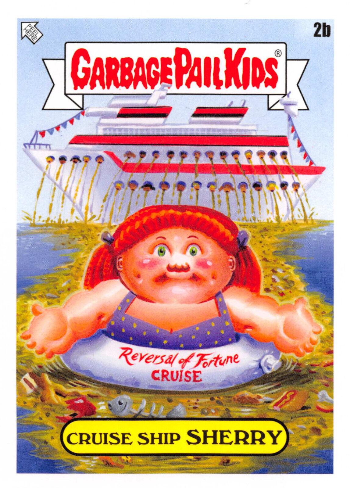 Cruise Ship SHERRY #2b Garbage Pail Kids Go on Vacation