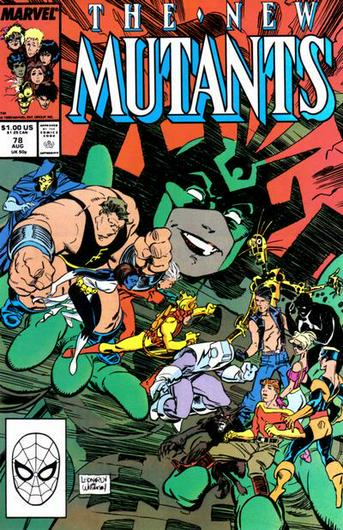 New Mutants #78 (1989) Cover Art