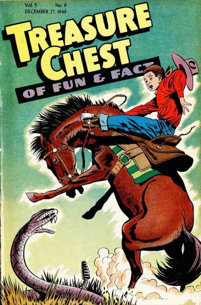 Treasure Chest of Fun and Fact #9 75 (1949) Comic Books Treasure Chest of Fun and Fact
