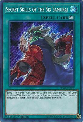 Secret Skills of the Six Samurai SPWA-EN007 YuGiOh Spirit Warriors