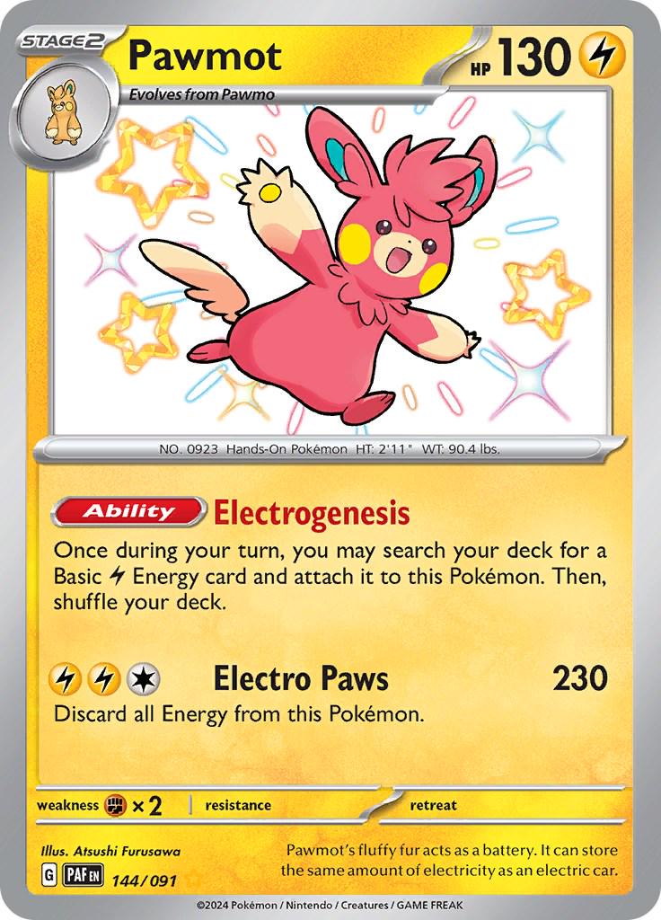 Pawmot #144 Pokemon Paldean Fates