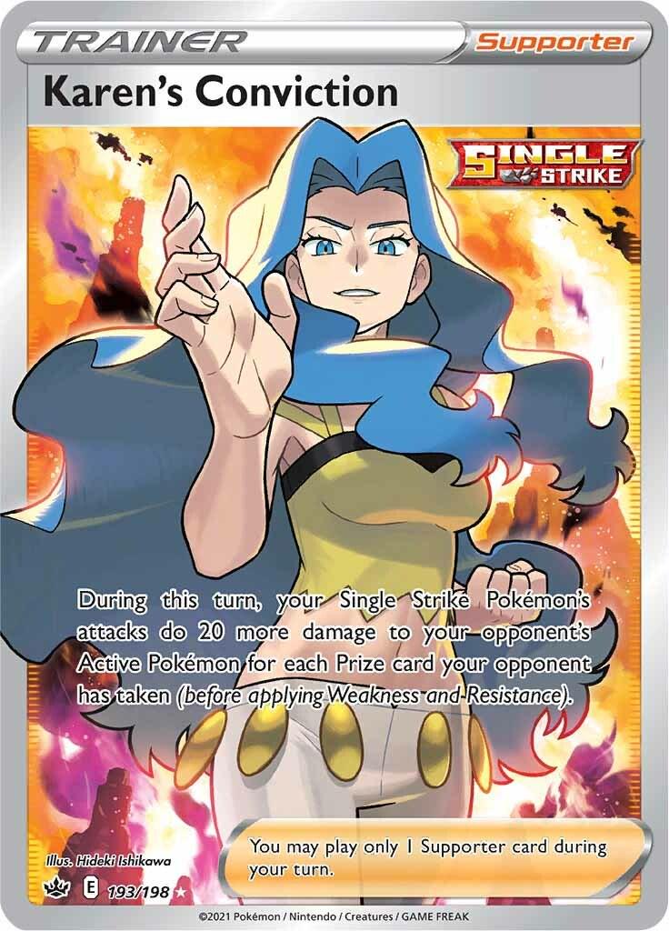 Karen's Conviction #193 Pokemon Chilling Reign