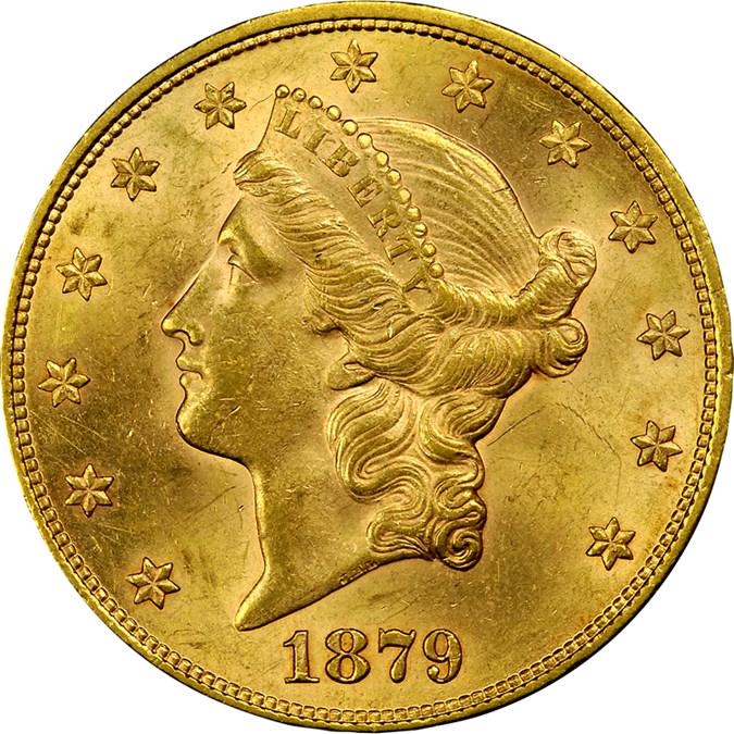 1879 Coins Liberty Head Gold Double Eagle