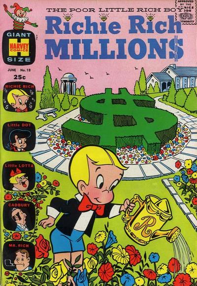 Richie Rich Millions #13 (1965) Comic Books Richie Rich Millions
