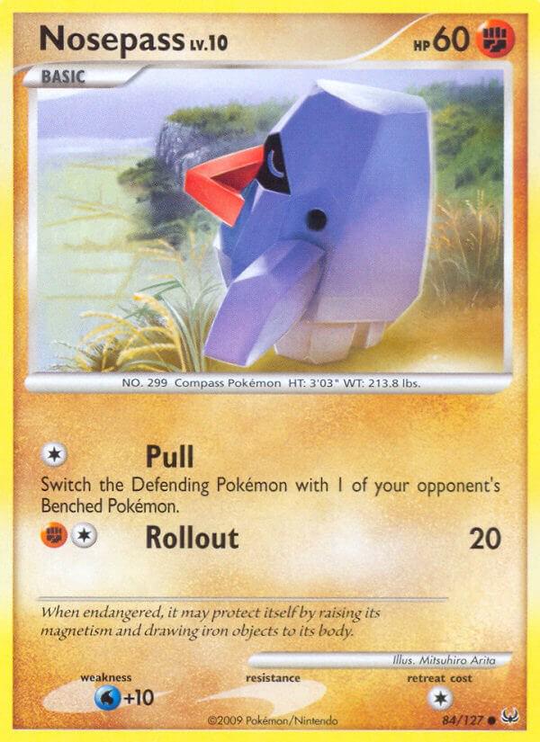 Nosepass #84 Pokemon Platinum