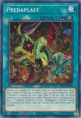 Predaplast LDS3-EN078 YuGiOh Legendary Duelists: Season 3