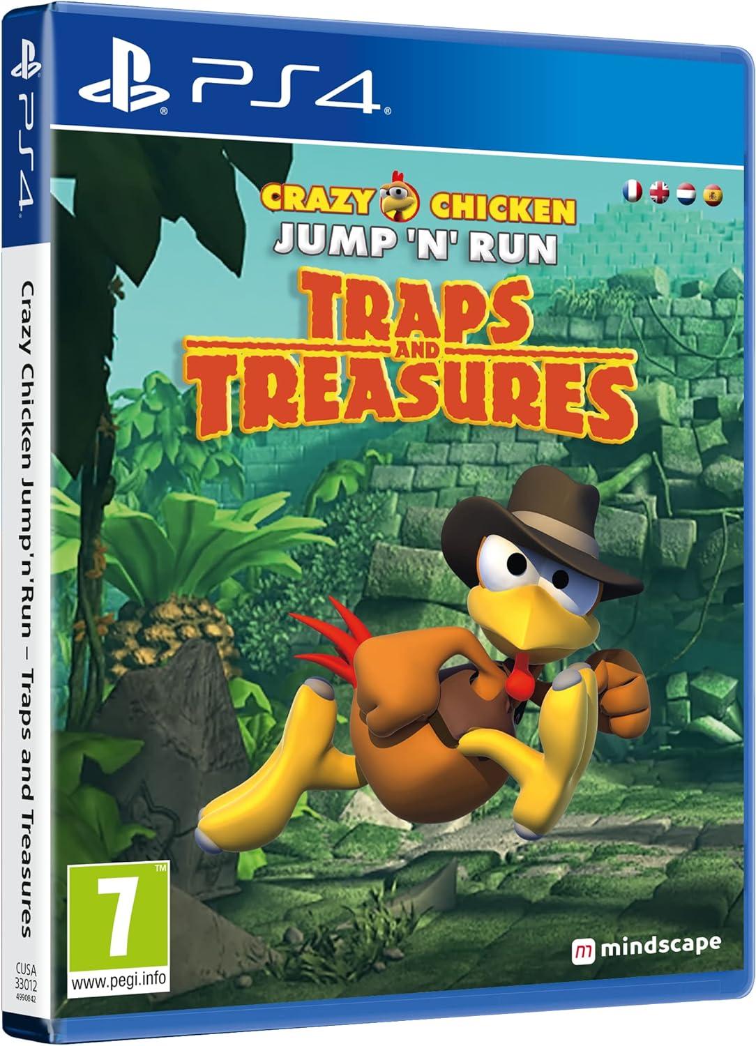 Crazy Chicken Jump 'N' Run: Traps And Treasures PAL Playstation 4