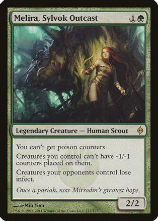 Melira, Sylvok Outcast #115 Magic New Phyrexia