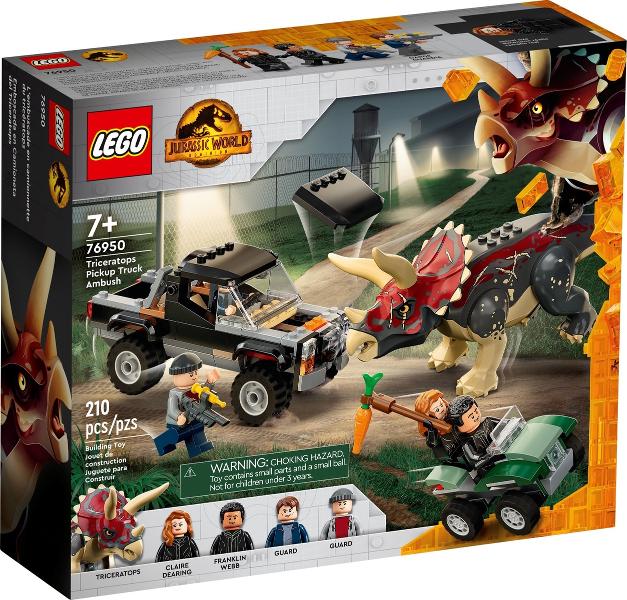 Triceratops Pick-up Truck Ambush #76950 LEGO Jurassic World