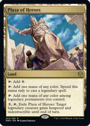 Plaza of Heroes #252 Magic Dominaria United