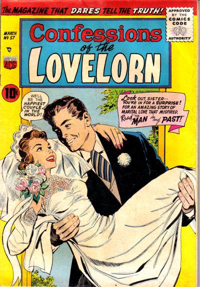 Lovelorn #57 (1955) Comic Books Lovelorn