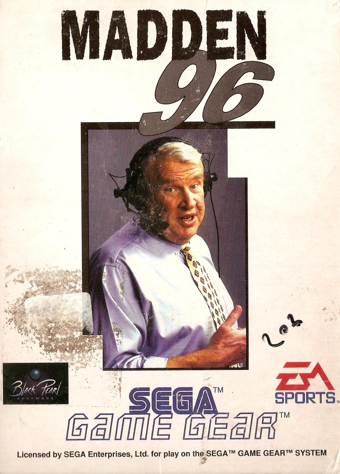 Madden 96 PAL Sega Game Gear