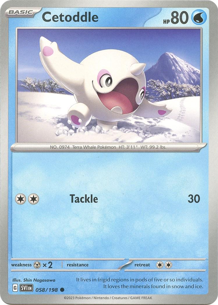 Cetoddle #58 Pokemon Scarlet & Violet