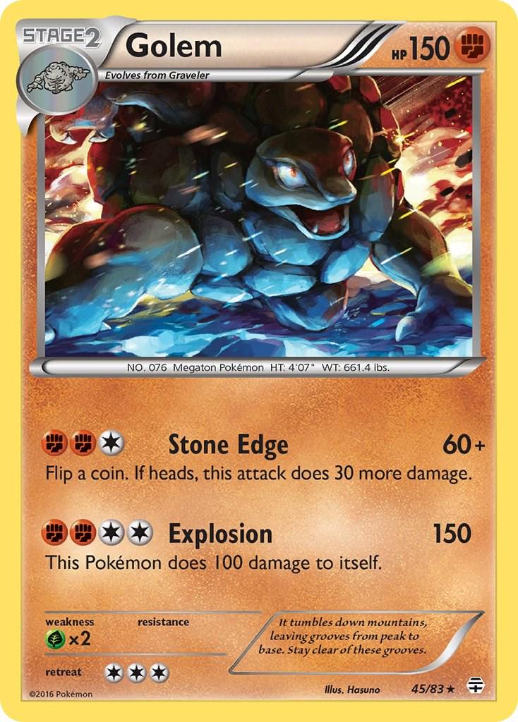 Golem #45 Pokemon Generations