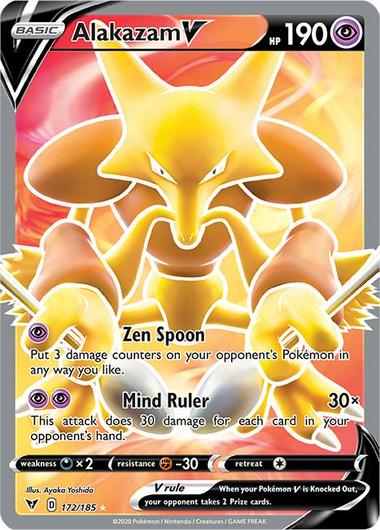 Alakazam V #172 Cover Art