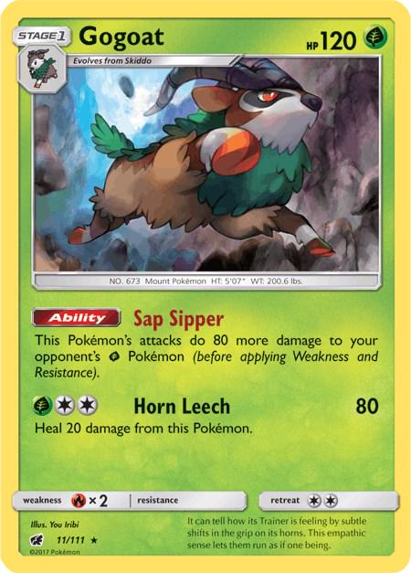 Gogoat #11 Pokemon Crimson Invasion