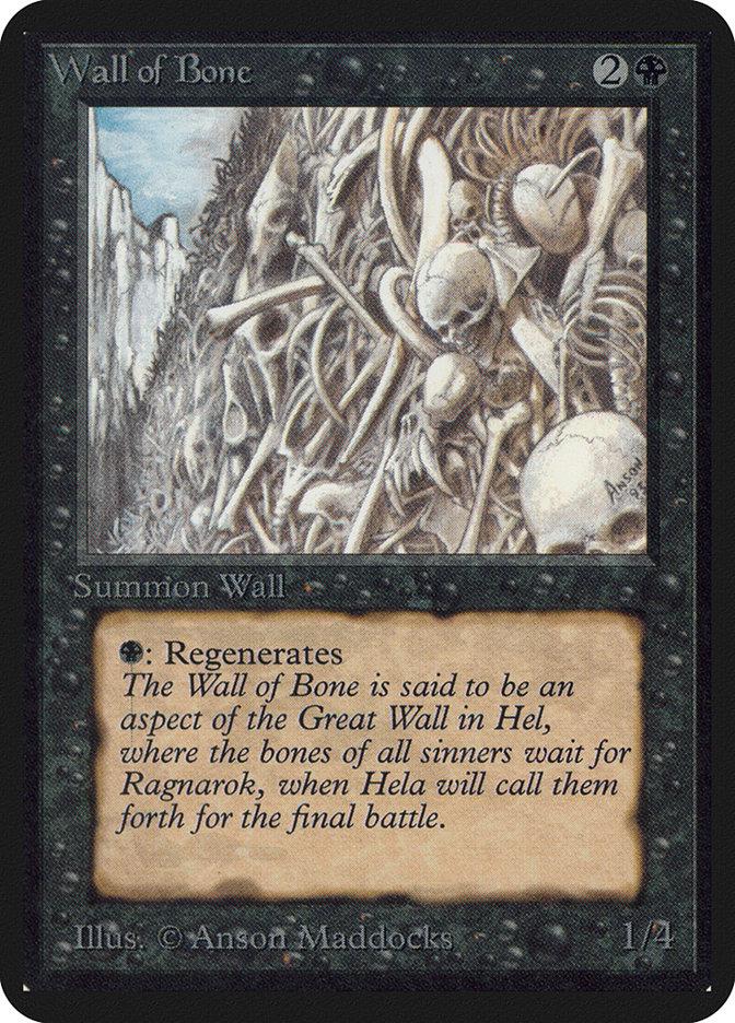 Wall of Bone Magic Alpha