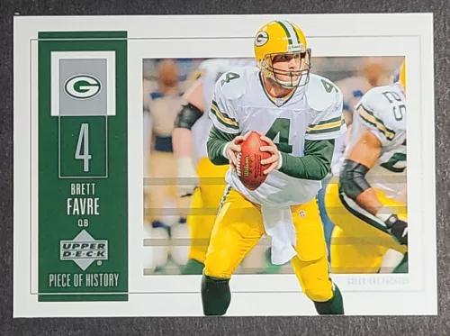 Brett Favre #39 Football Cards 2002 Upper Deck Piece of History