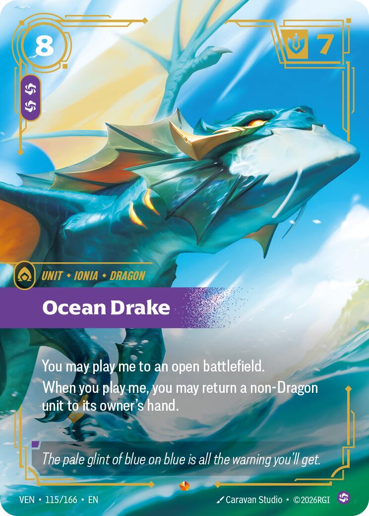 Ocean Drake (Riftbound Vendetta)