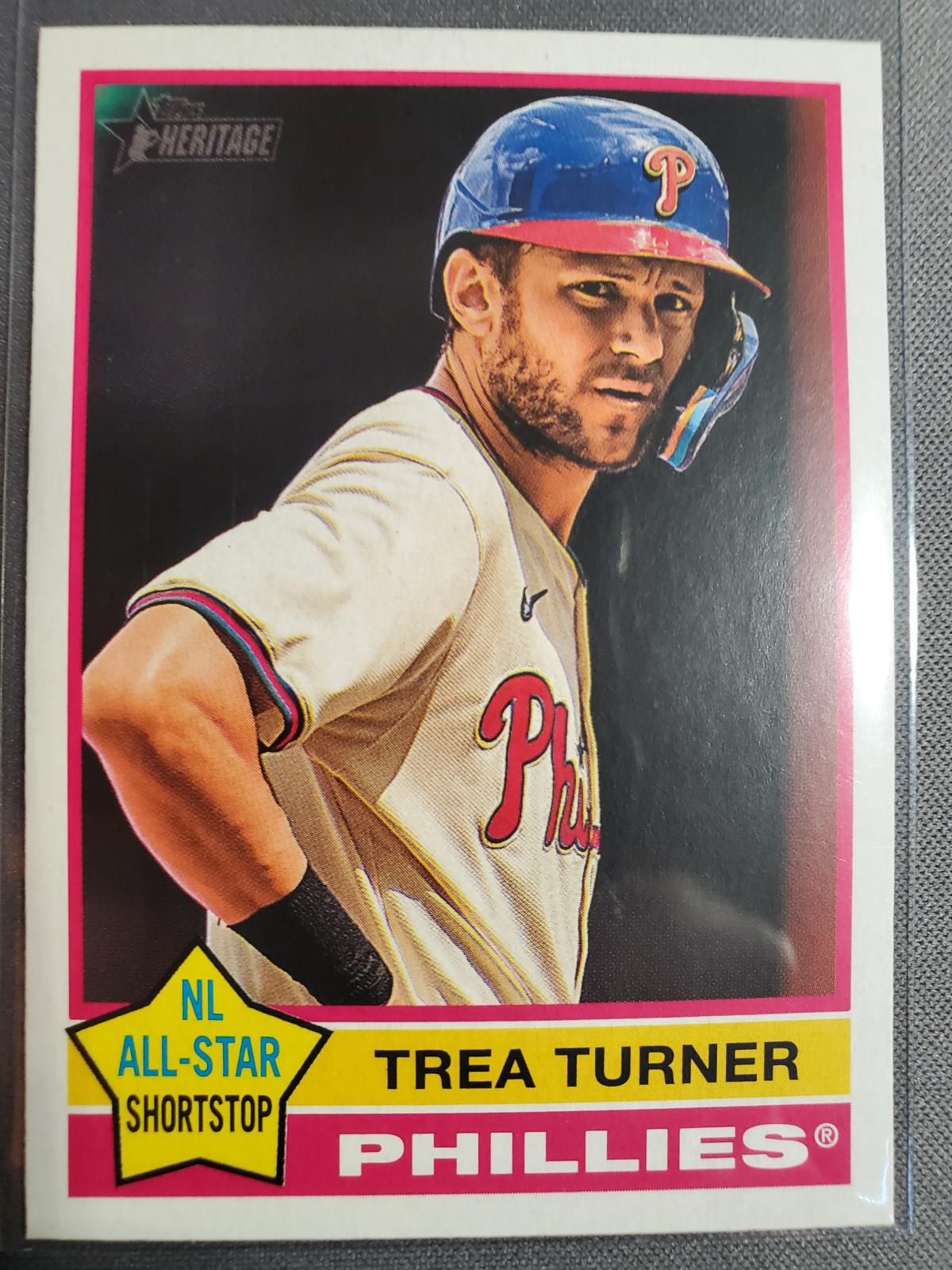 Trea Turner #48 Baseball Cards 2025 Topps Heritage