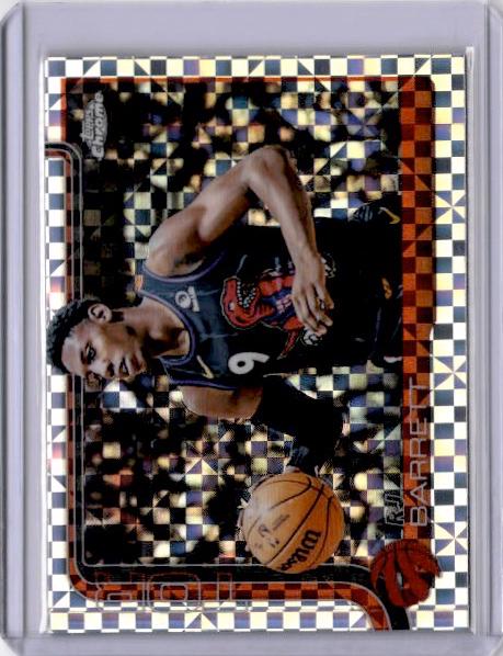 2025 Topps Chrome RJ Barrett [X-Fractor] #225 card