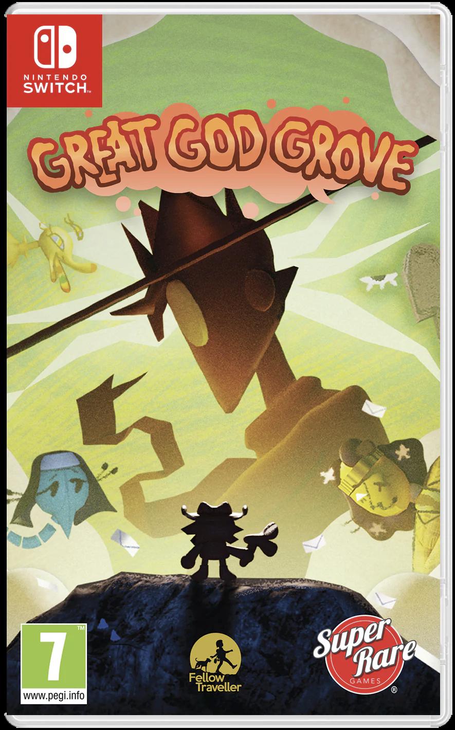 Carátula de Great God Grove para Switch (edición PAL España)