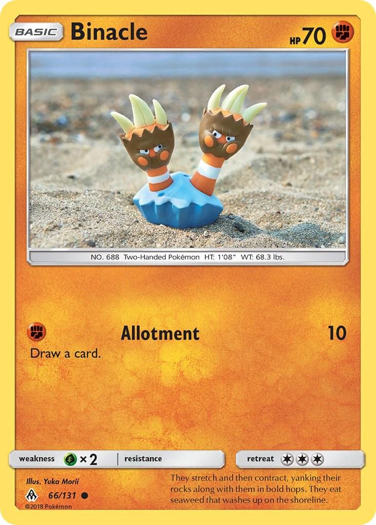 Binacle #66 Pokemon Forbidden Light