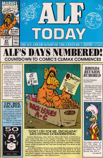 ALF #47 (1991) Comic Books Alf