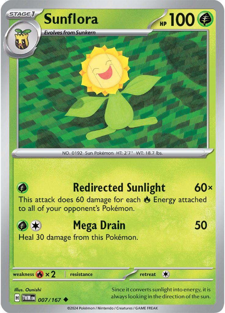Sunflora #7 Pokemon Twilight Masquerade
