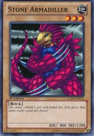 Stone Armadiller LCJW-EN015 YuGiOh Legendary Collection 4: Joey's World Mega Pack