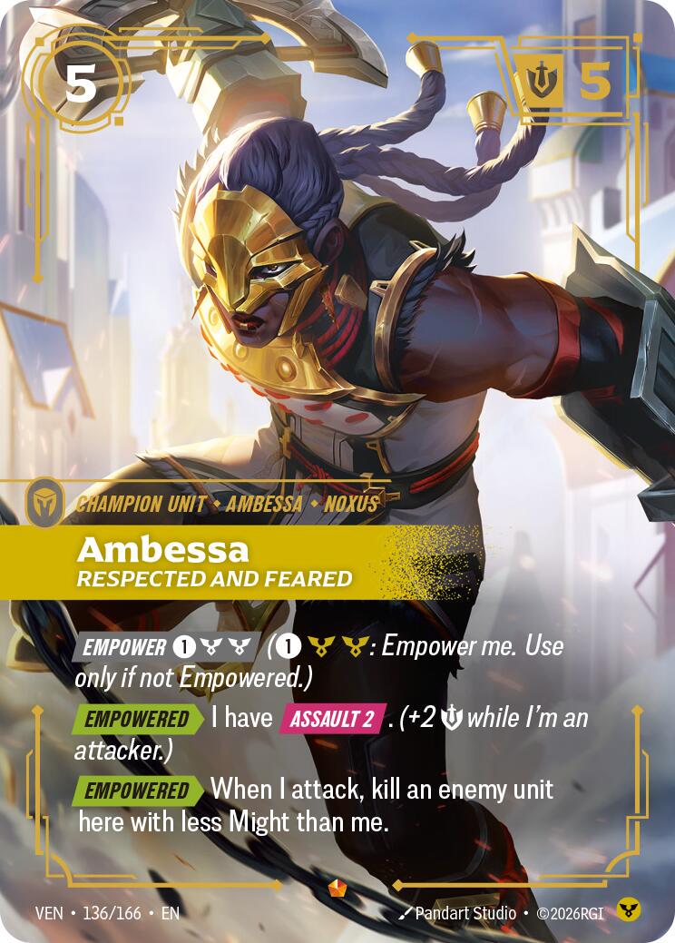 Ambessa, Respected and Feared (Riftbound Vendetta)