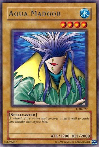 Aqua Madoor LOB-027 YuGiOh Legend of Blue Eyes White Dragon