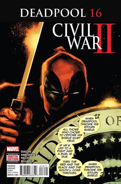 Deadpool #16 (2016) Comic Books Deadpool