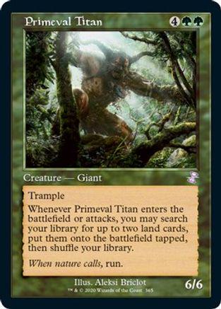 Primeval Titan #365 Magic Time Spiral Remastered