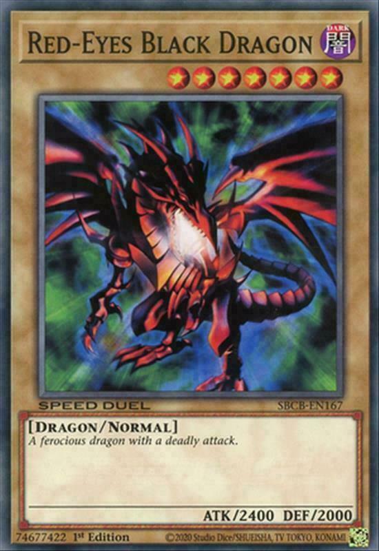 Red-Eyes Black Dragon SBCB-EN167 YuGiOh Speed Duel: Battle City Box