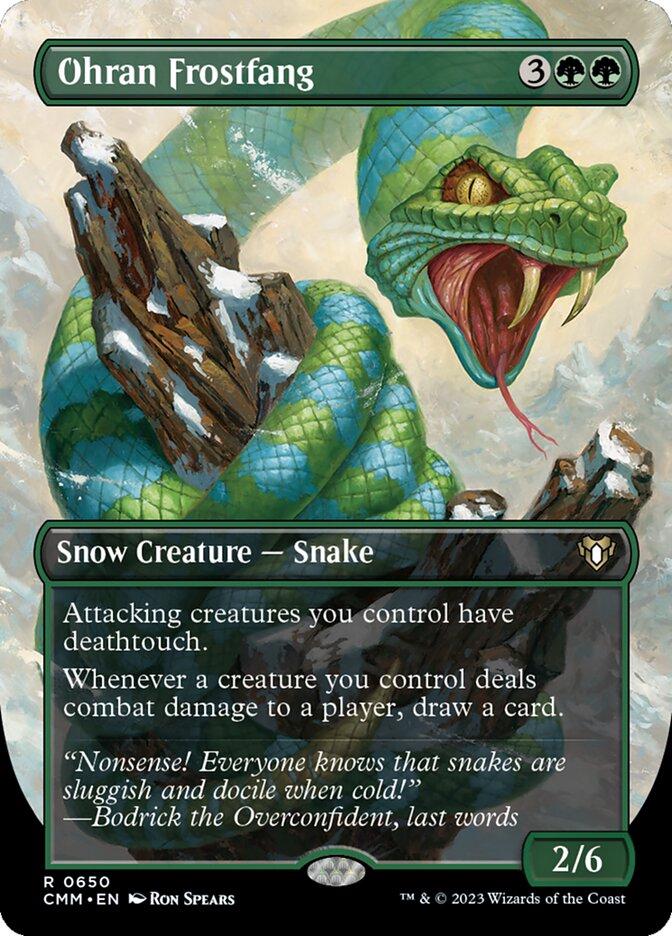 Ohran Frostfang #650 Magic Commander Masters