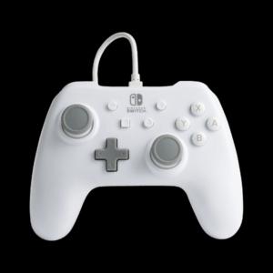 White Wired Controller Nintendo Switch