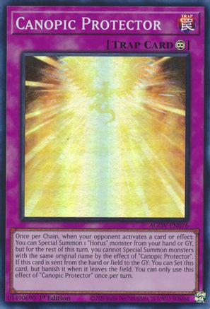 Canopic Protector AGOV-EN076 YuGiOh Age of Overlord