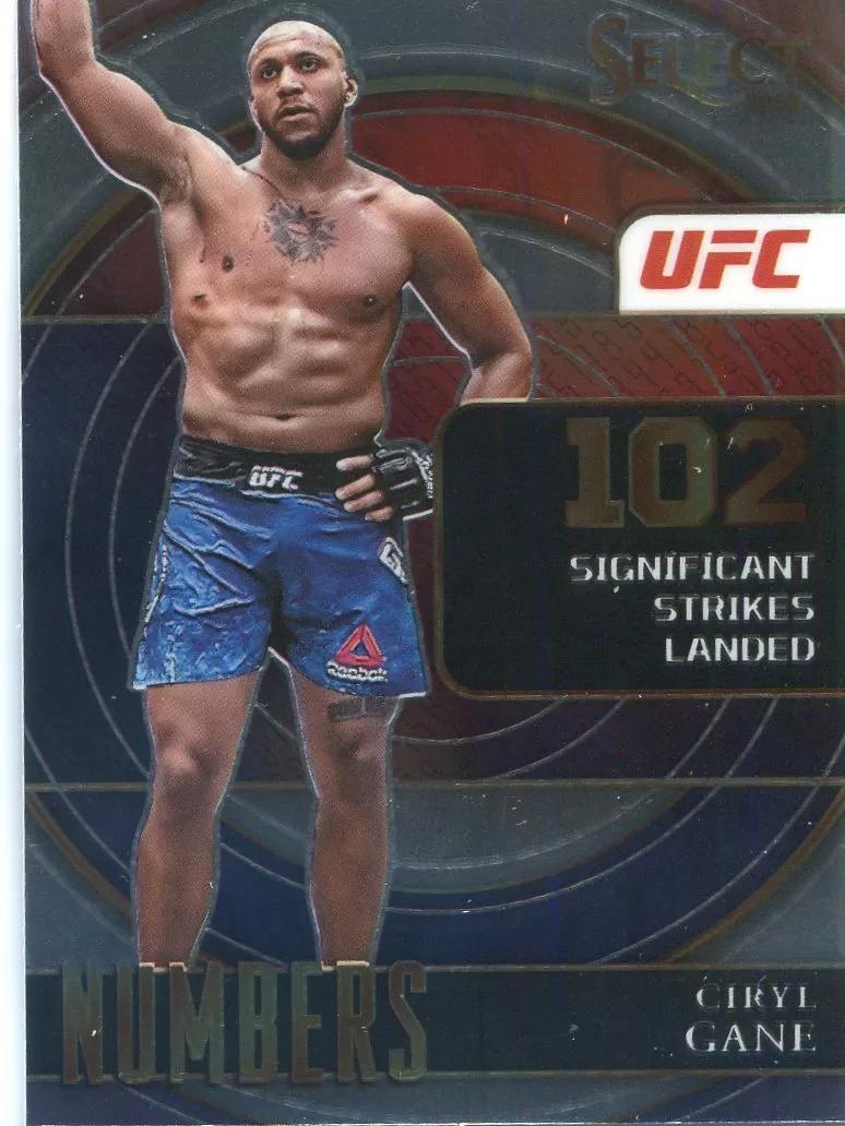 Ciryl Gane #15 Ufc Cards 2022 Panini Select UFC Numbers