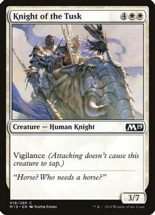 Knight of the Tusk Magic Core Set 2019