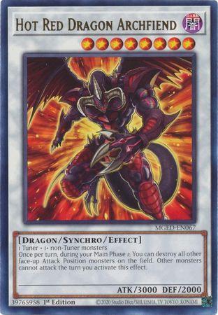 Hot Red Dragon Archfiend MGED-EN067 YuGiOh Maximum Gold: El Dorado