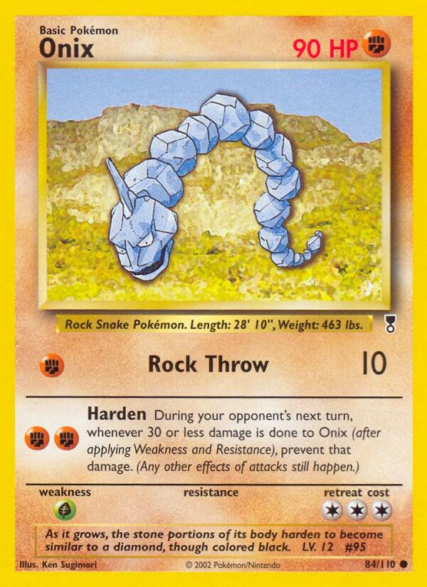 Onix #84 Pokemon Legendary Collection