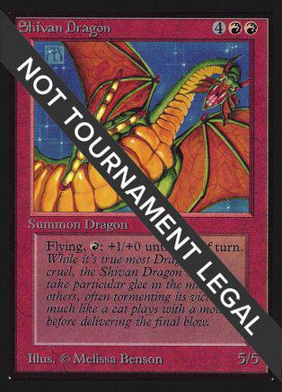 Shivan Dragon #175 Magic Collector's Edition