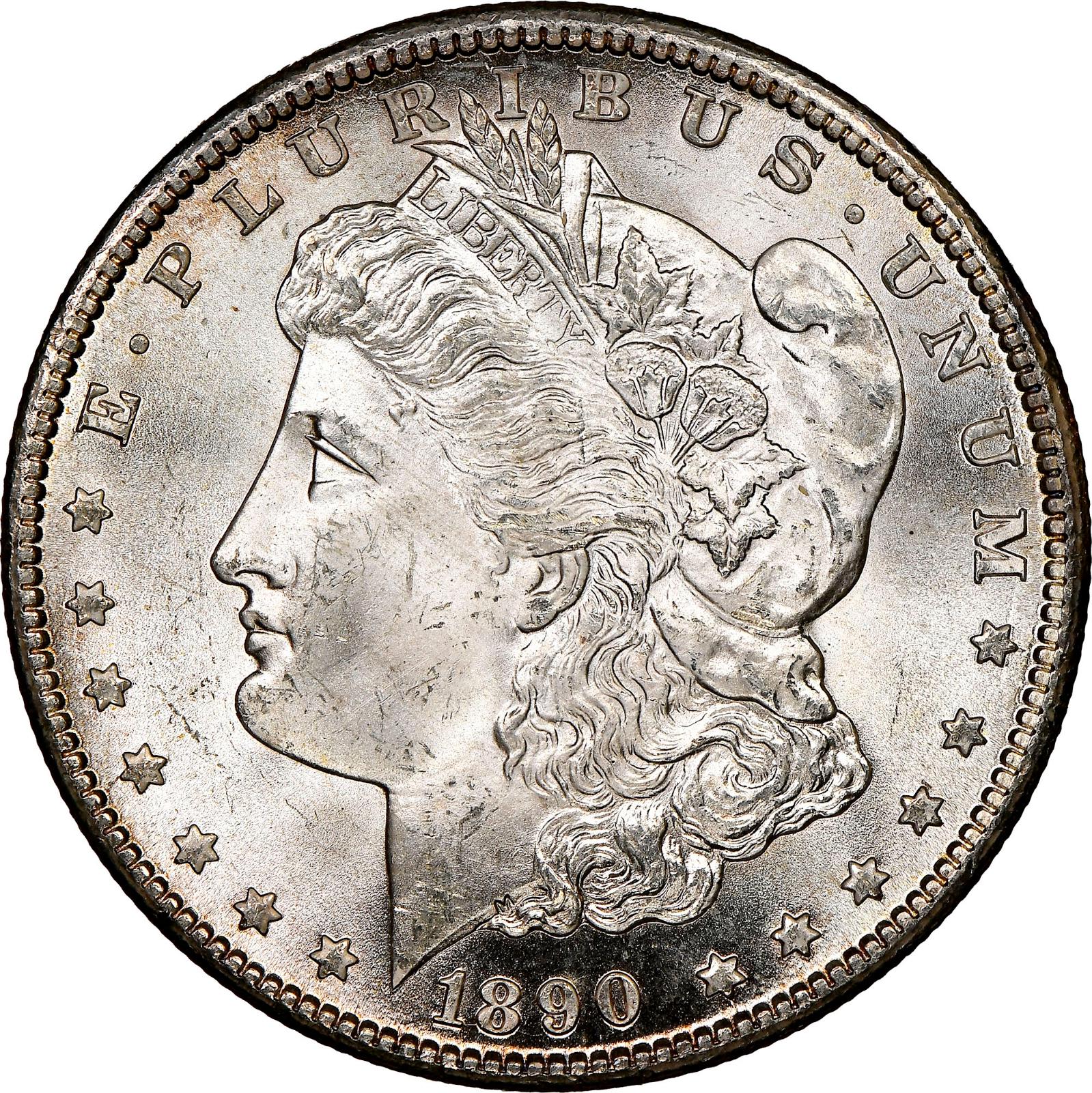 1890 Coins Morgan Dollar