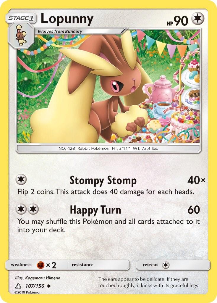Lopunny #107 Pokemon Ultra Prism