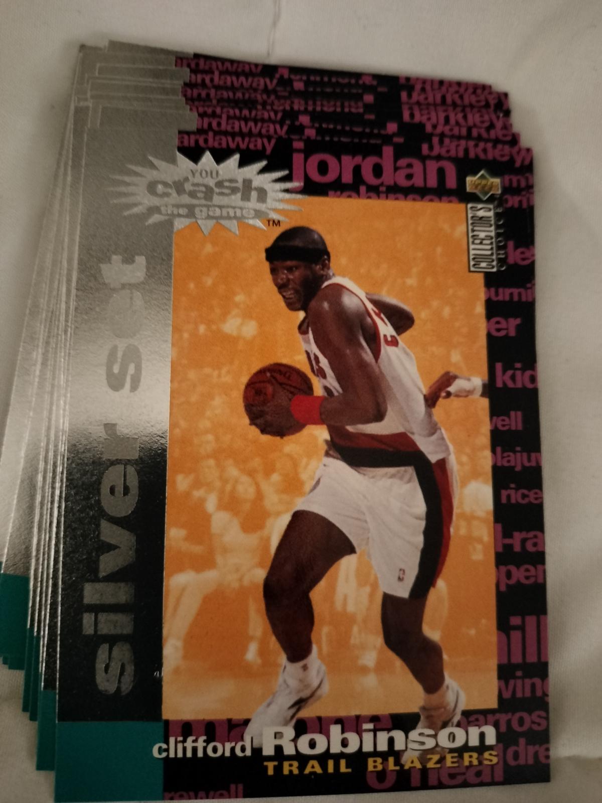 Clifford robinson #C27 Basketball Cards 1995 Collector's Choice Crash the Game Scoring