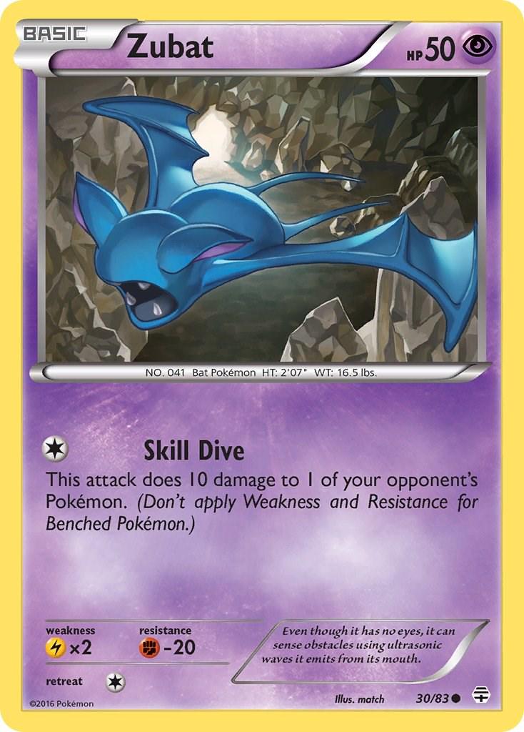 Zubat #30 Pokemon Generations