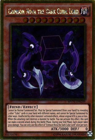 Crimson Nova the Dark Cubic Lord MVP1-ENG39 YuGiOh The Dark Side of Dimensions Movie Pack