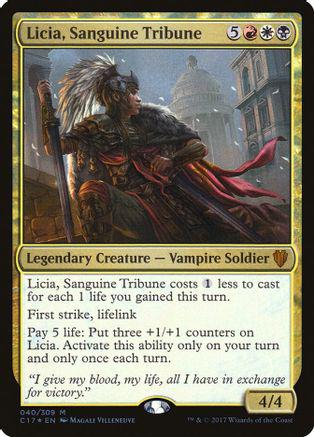 Licia, Sanguine Tribune #40 Magic Commander 2017