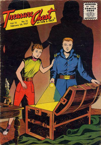 Treasure Chest of Fun and Fact #13 219 (1957) Comic Books Treasure Chest of Fun and Fact